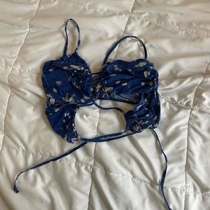 Urban Outfitters Cross Body Crop Top